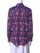 Xirena Floral Print Long Sleeve Button-Up Top
