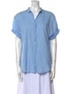 Xirena Short Sleeve Button-Up Top