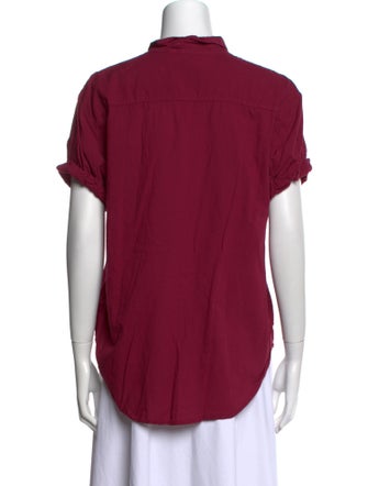 Xirena Short Sleeve Button-Up Top
