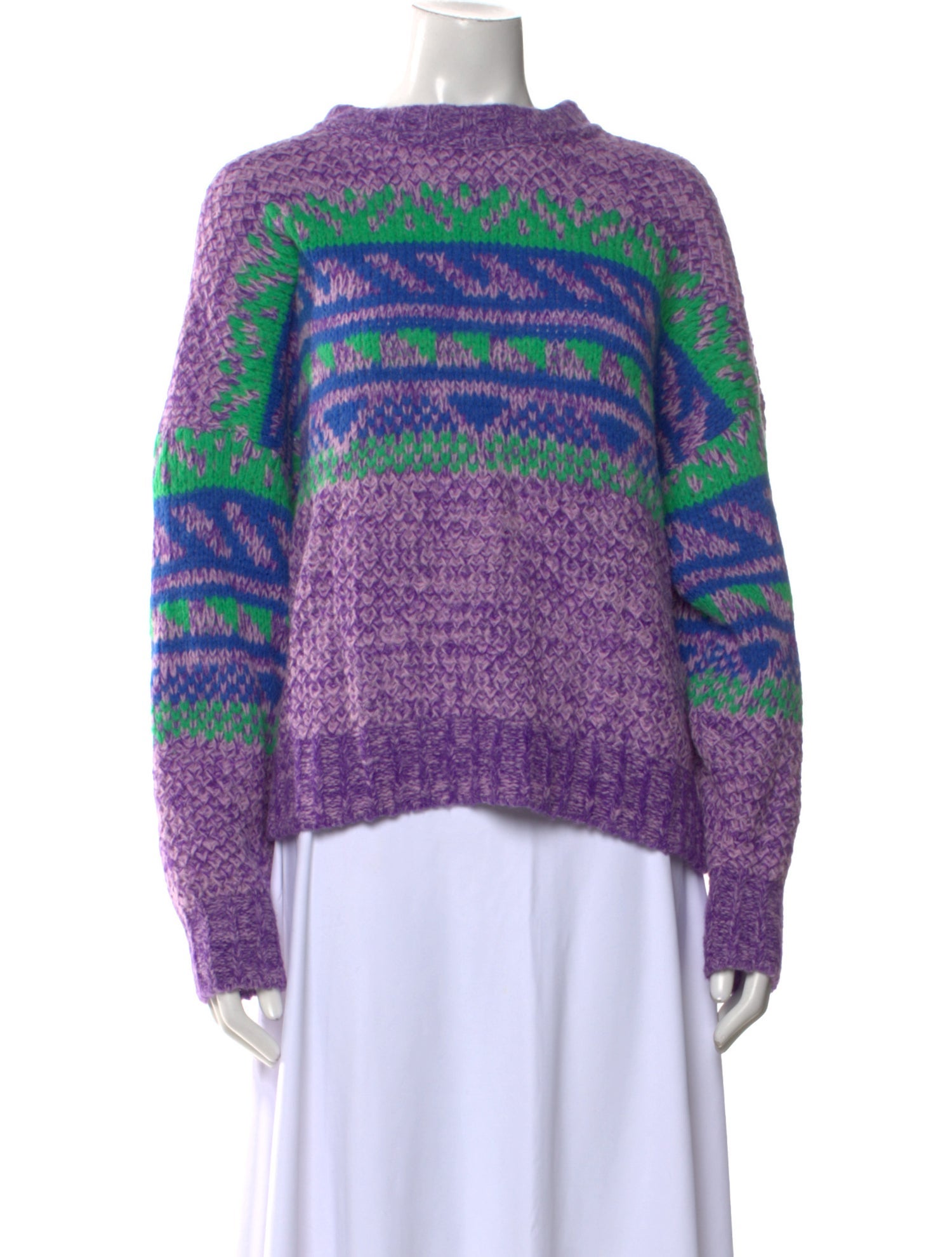 Xirena Striped Mock Neck Sweater