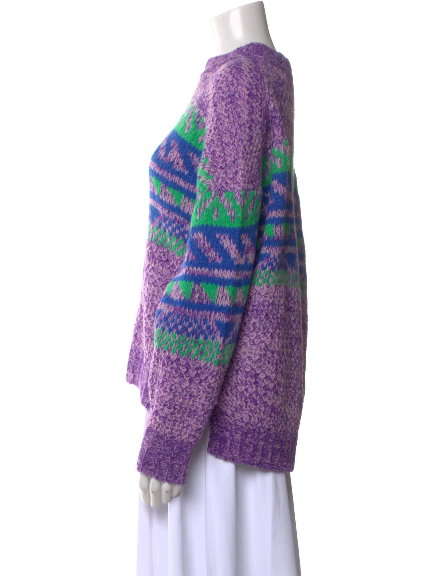 Xirena Striped Mock Neck Sweater