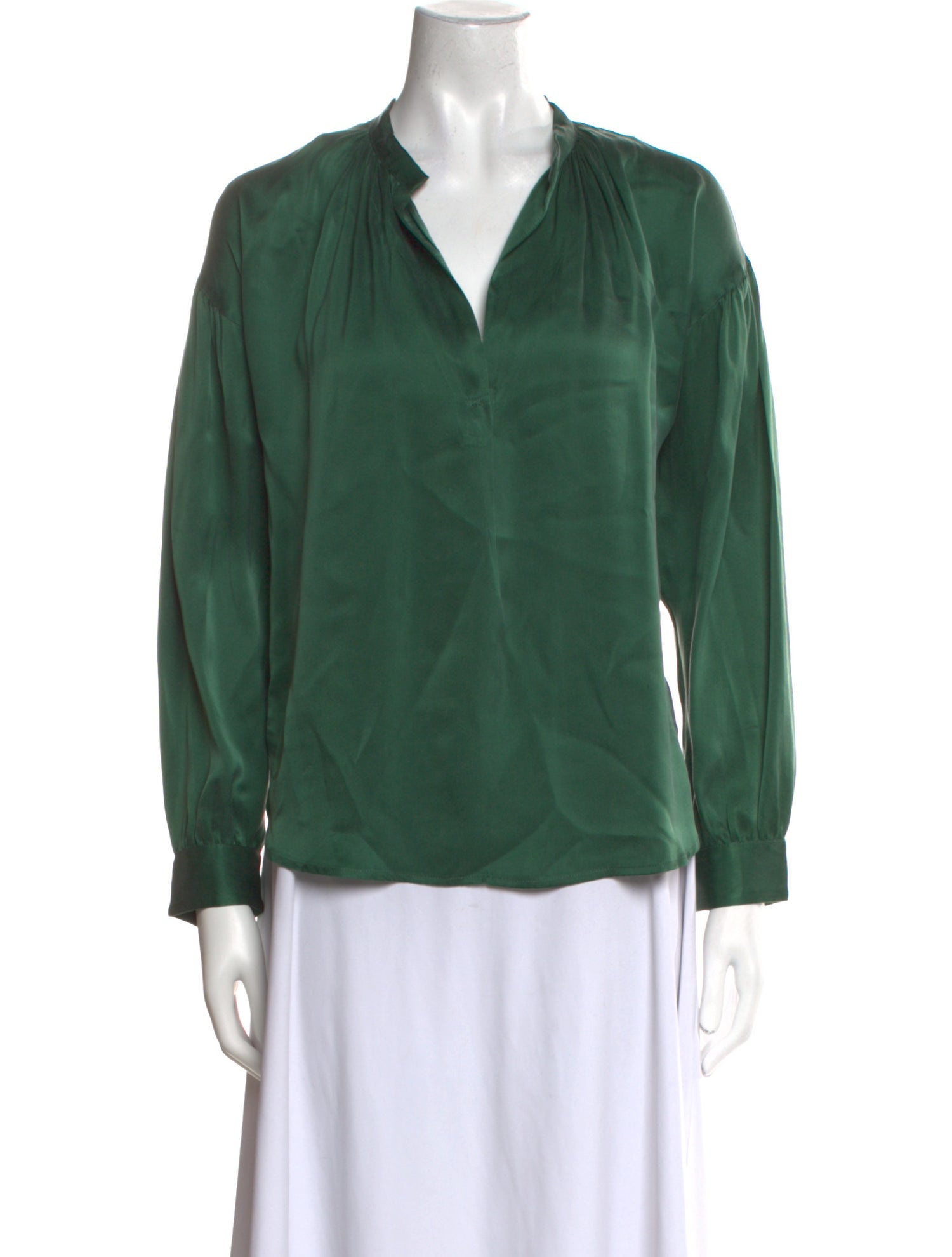 Xirena Silk V-Neck Blouse