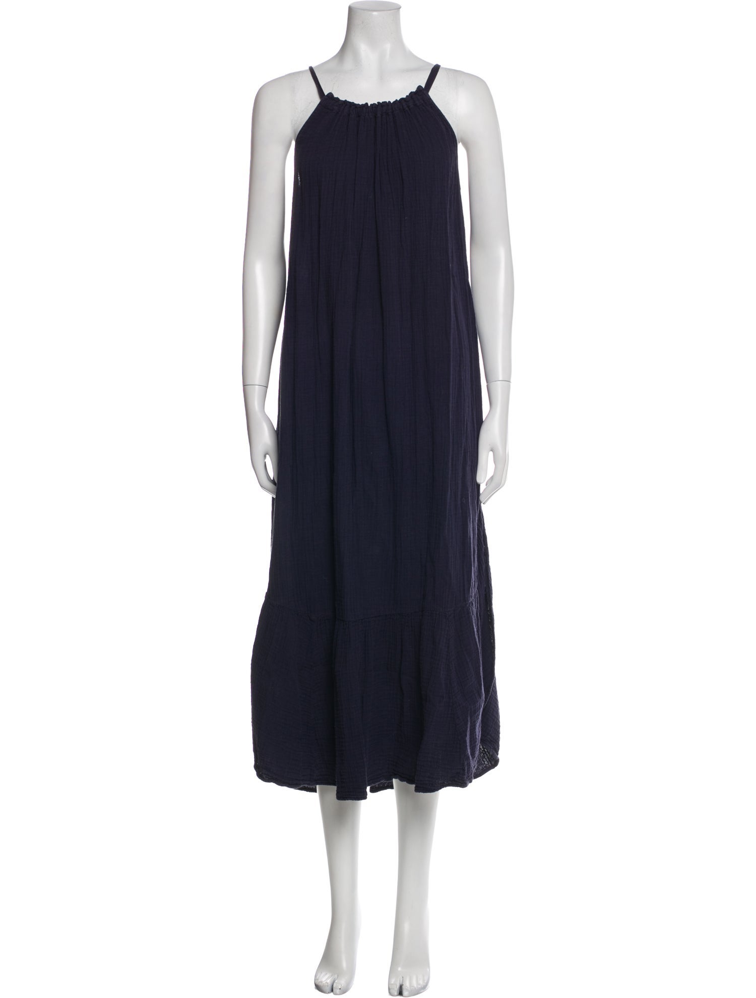 Xirena Square Neckline Midi Length Dress