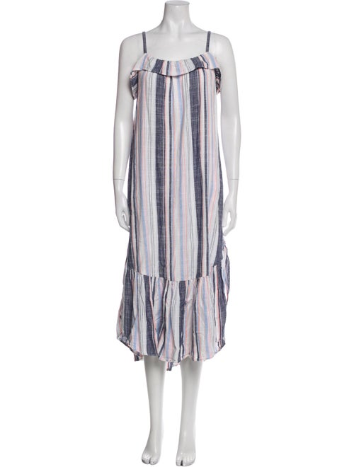 Xirena Striped Midi Length Dress