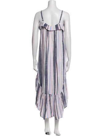 Xirena Striped Midi Length Dress
