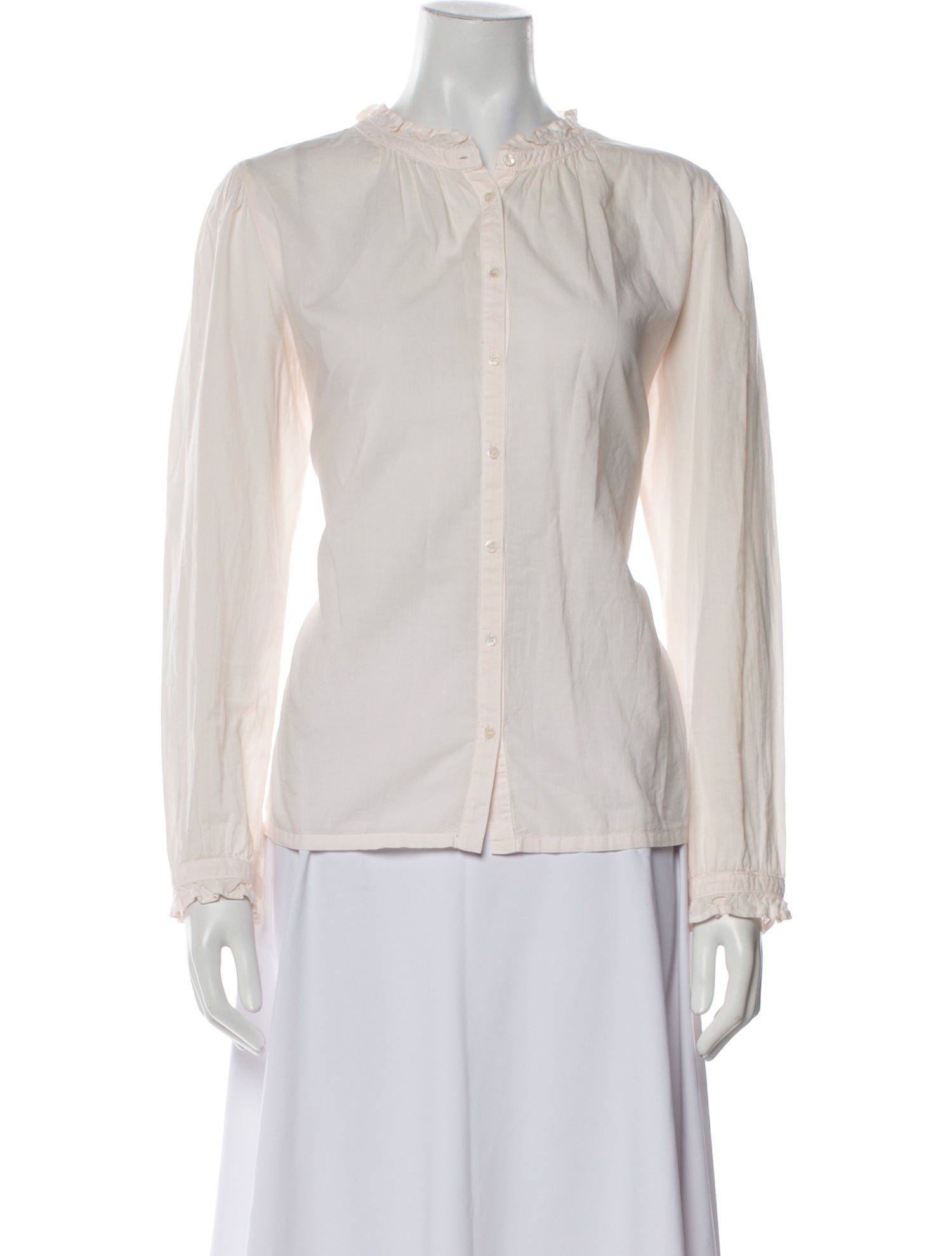 Xirena Mock Neck Long Sleeve Blouse