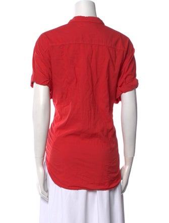 Xirena Short Sleeve Button-Up Top