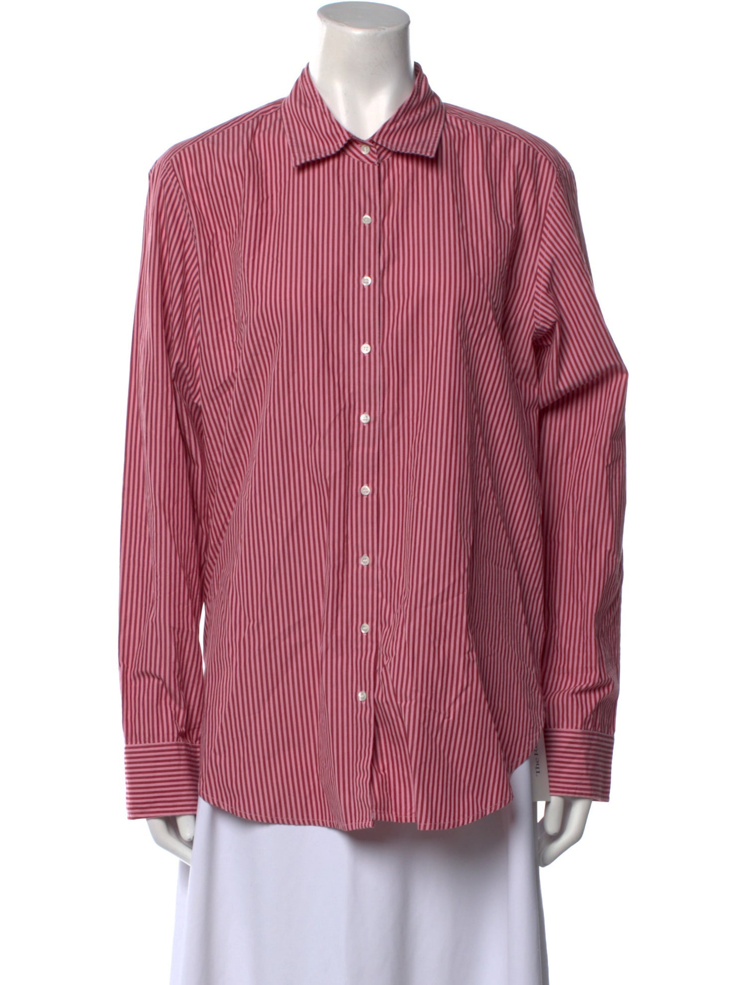 Xirena Striped Long Sleeve Button-Up Top