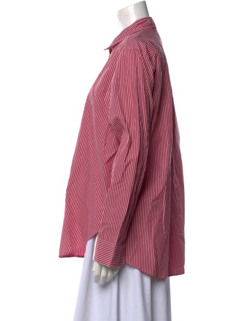 Xirena Striped Long Sleeve Button-Up Top