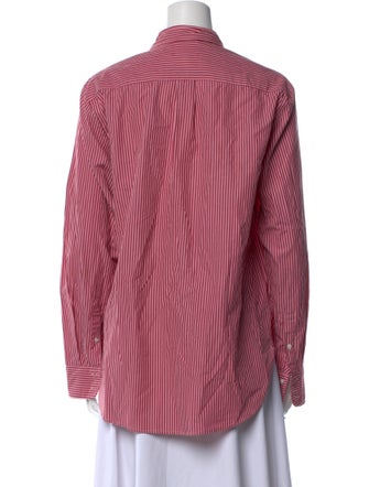 Xirena Striped Long Sleeve Button-Up Top