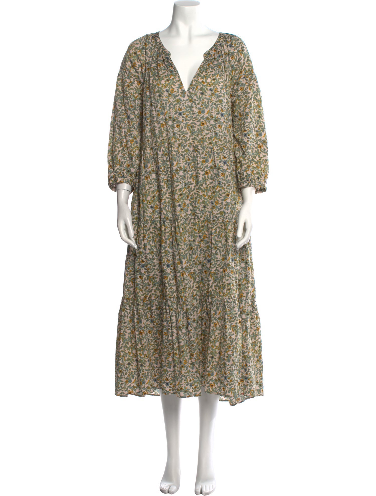 Xirena Floral Print Long Dress