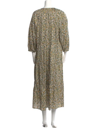 Xirena Floral Print Long Dress