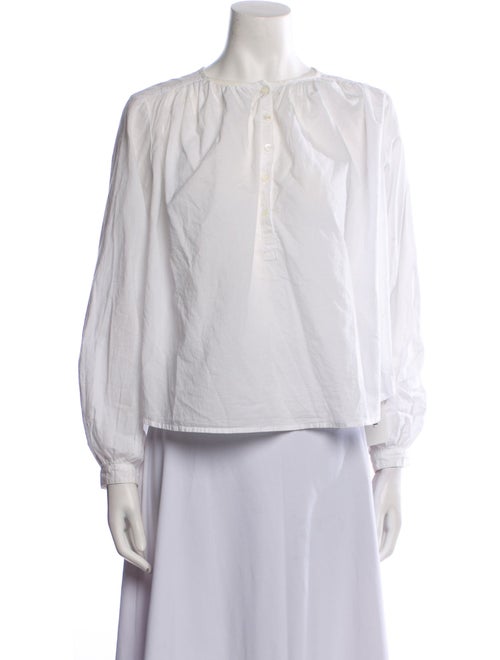 Xirena V-Neck Long Sleeve Blouse