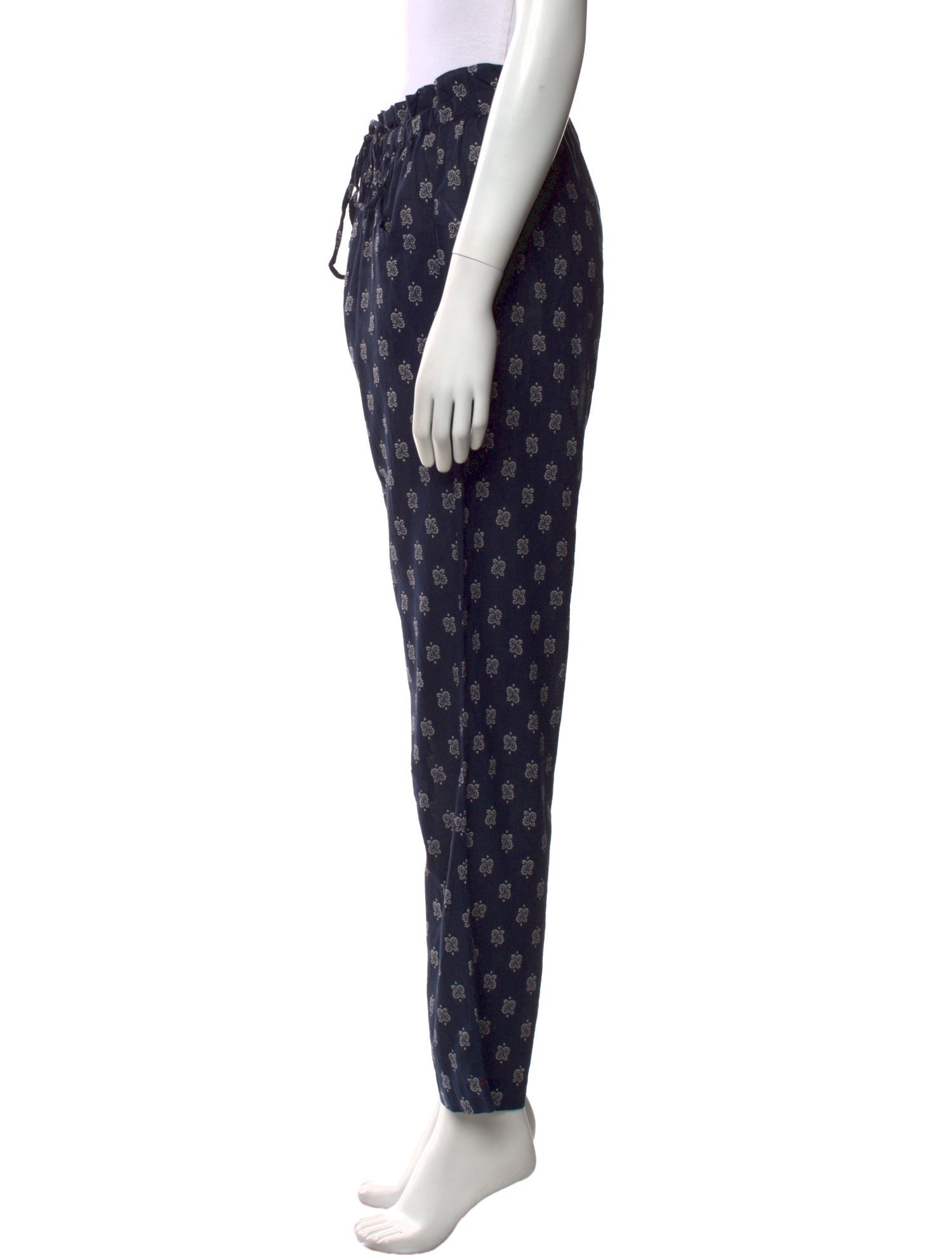 Xirena Paisley Print Straight Leg Pants