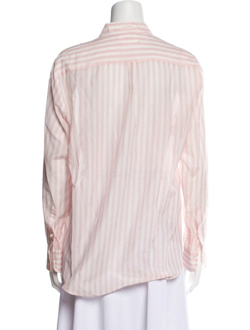 Xirena Striped Long Sleeve Button-Up Top
