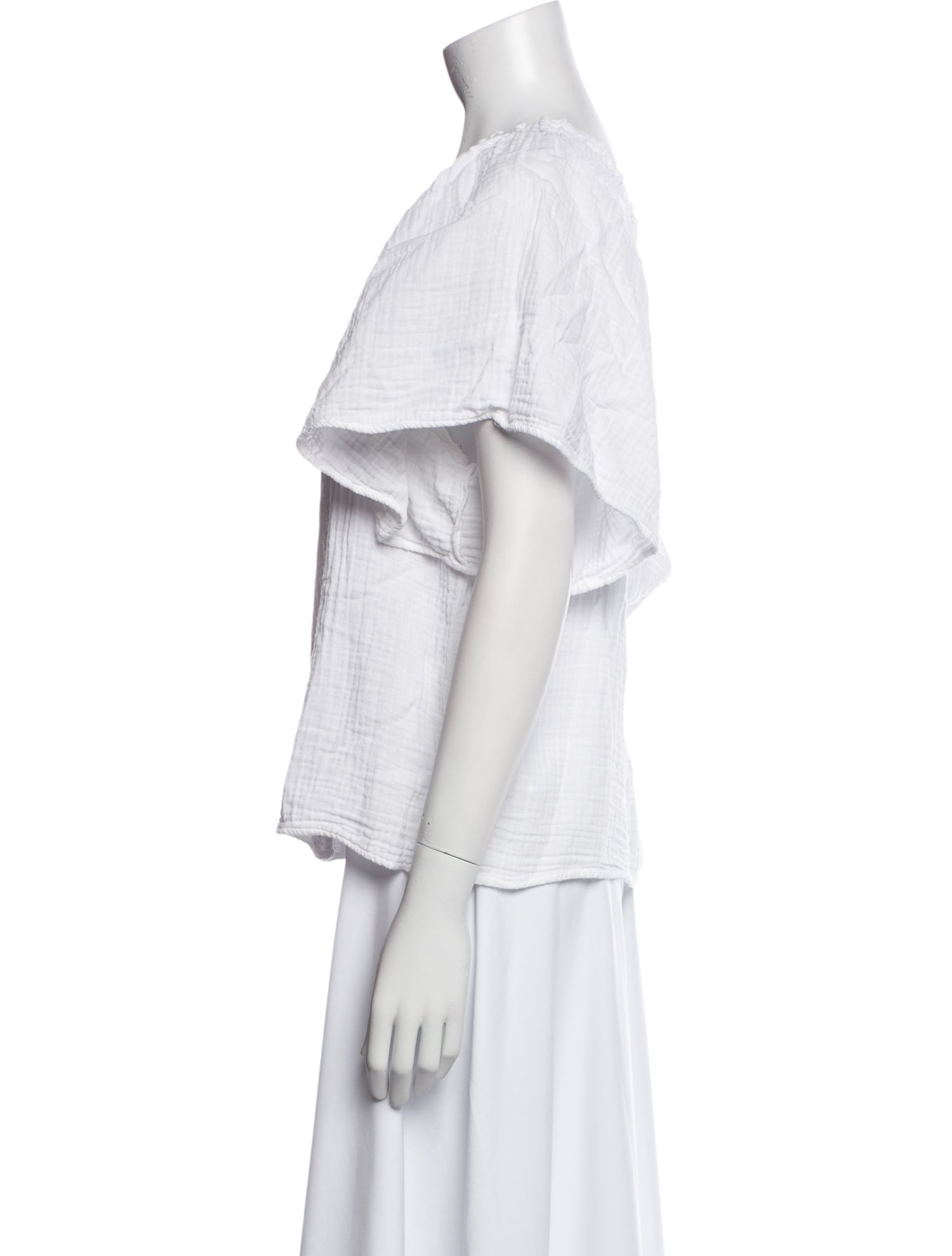 Xirena Square Neckline Short Sleeve Top