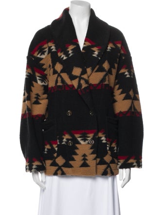 Xirena Printed Faux Fur Jacket