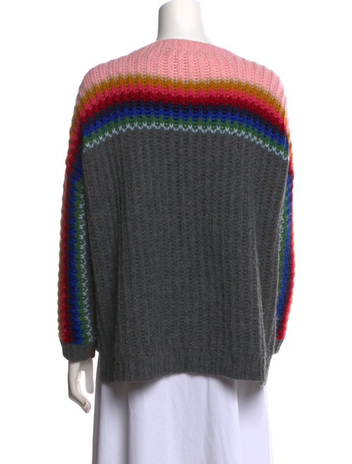 Xirena Colorblock Pattern Crew Neck Sweater