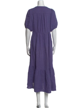 Xirena V-Neck Long Dress