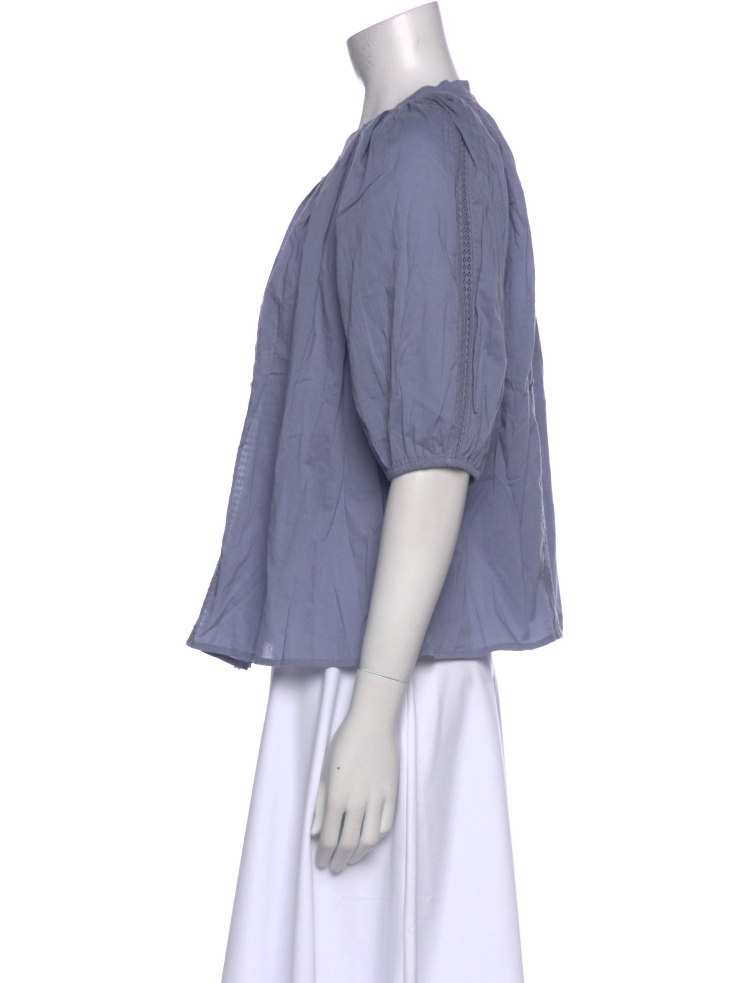 Xirena Crew Neck Three-Quarter Sleeve Blouse w/ Tags