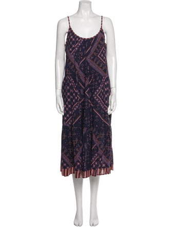 Xirena Printed Midi Length Dress