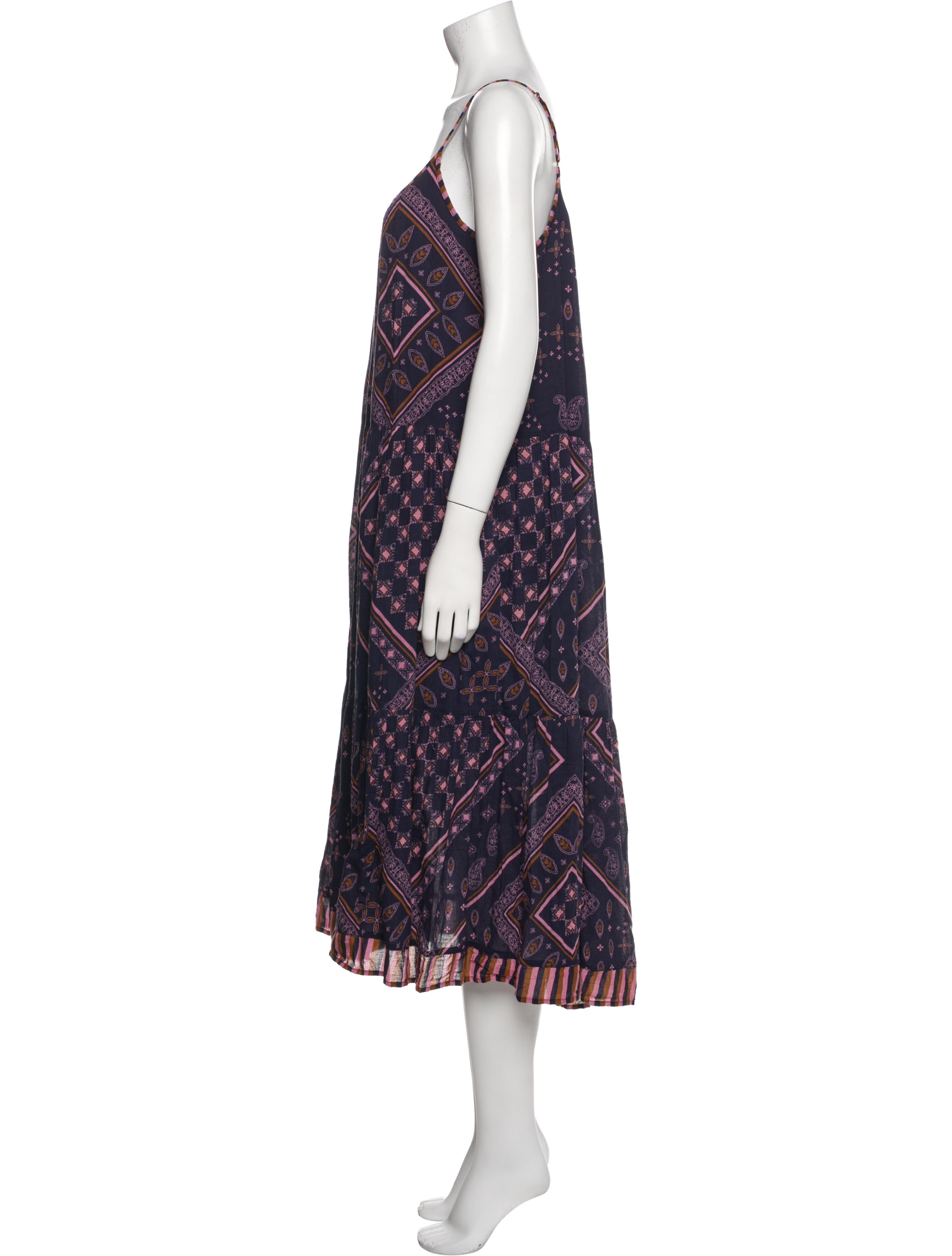 Xirena Printed Midi Length Dress