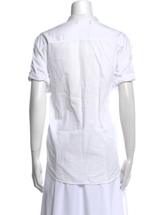 Xirena Short Sleeve Button-Up Top