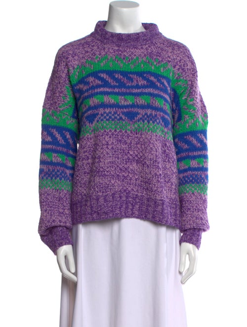 Xirena Striped Mock Neck Sweater