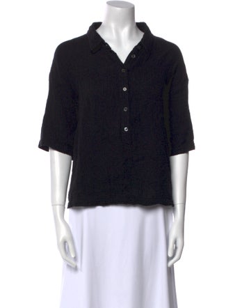 Xirena Three-Quarter Sleeve Button-Up Top