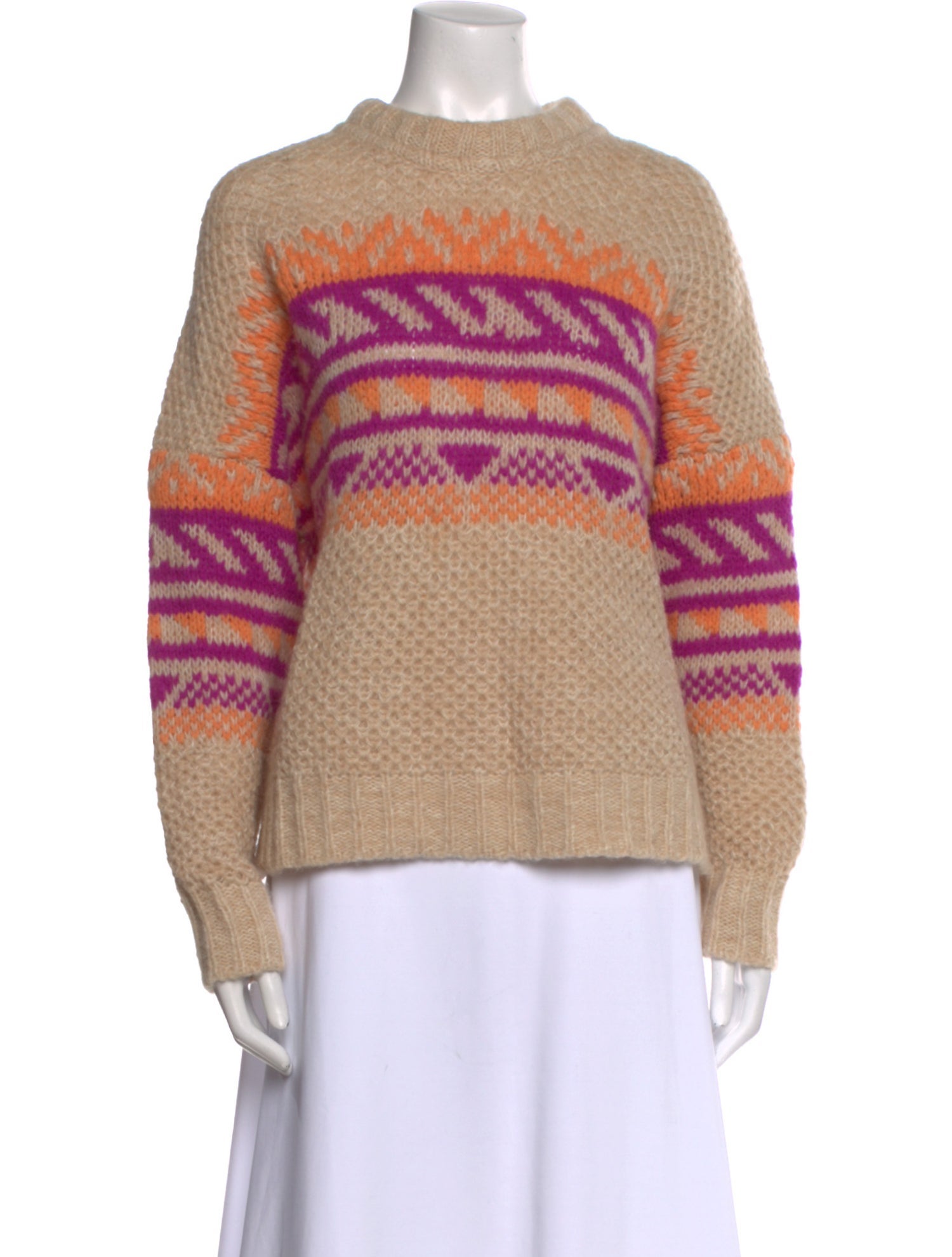 Xirena Striped Mock Neck Sweater