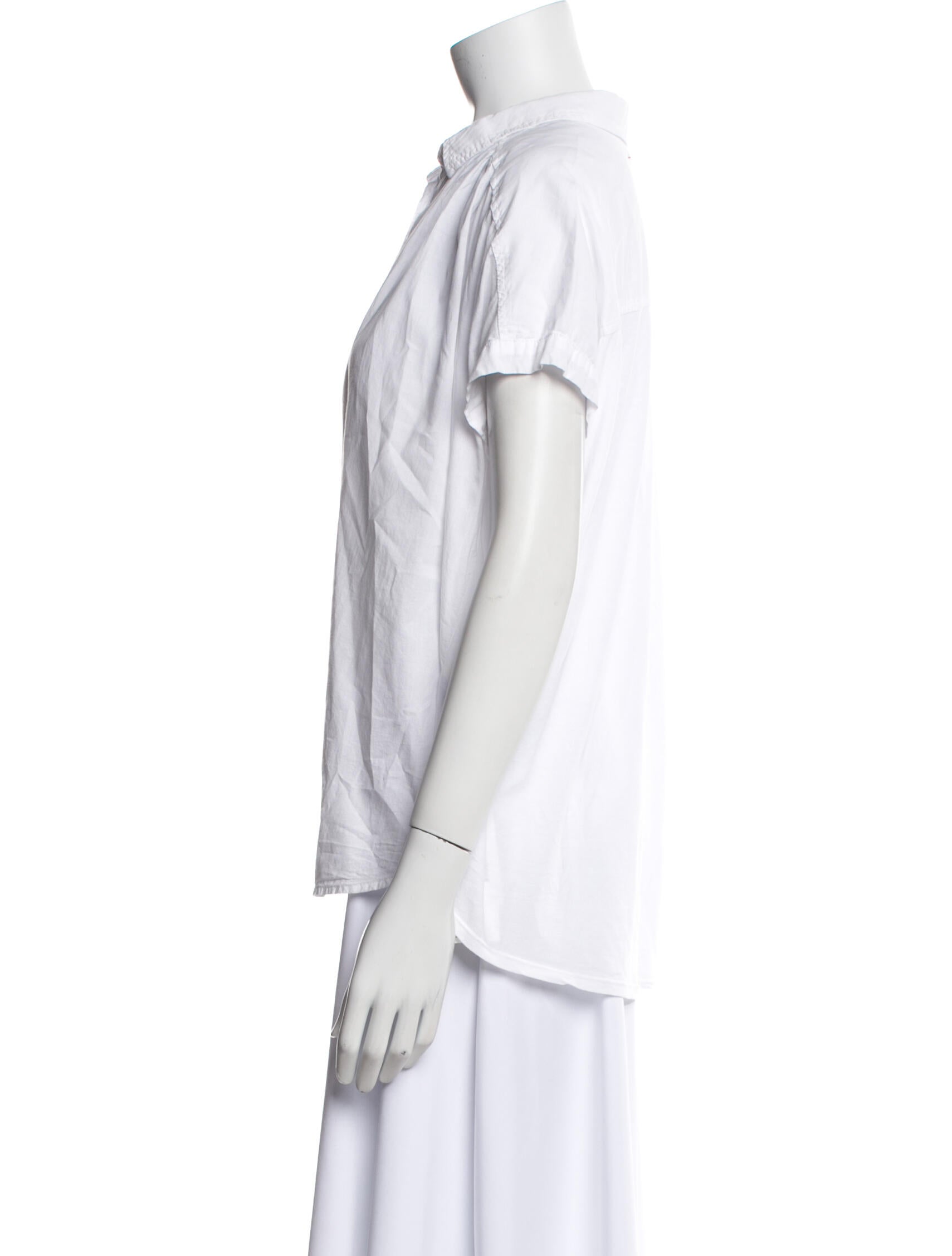 Xirena Short Sleeve Button-Up Top