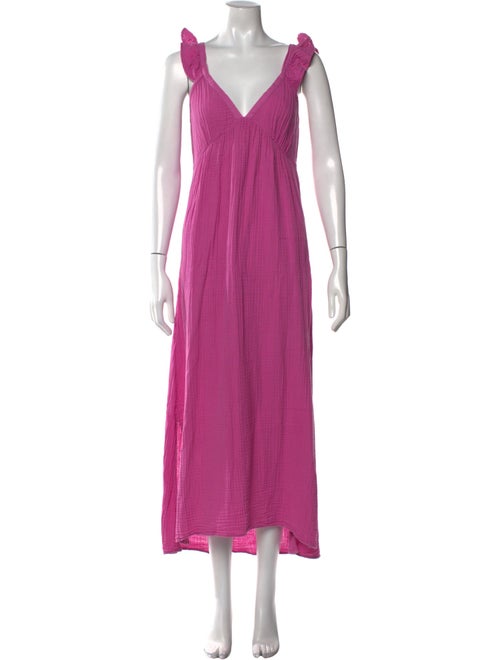 Xirena V-Neck Long Dress