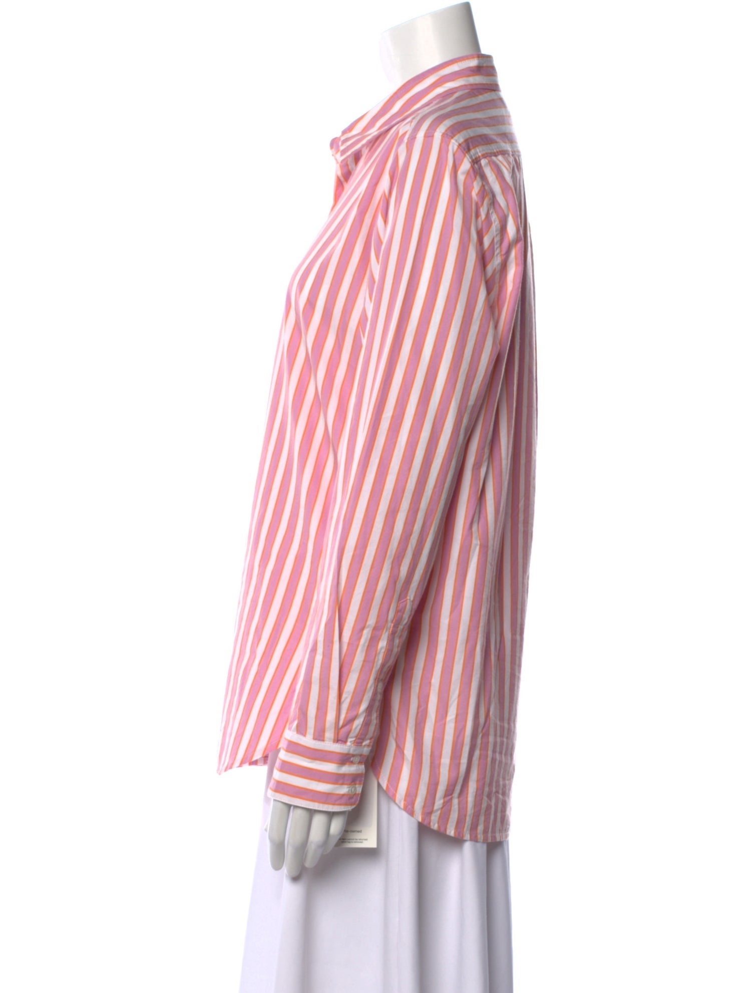 Xirena Striped Long Sleeve Button-Up Top