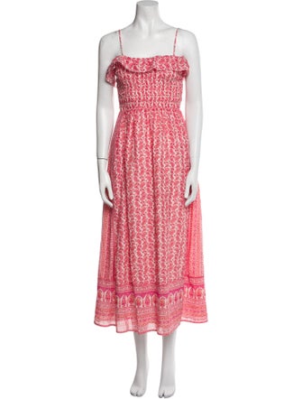 Xirena Floral Print Long Dress