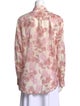 Xirena Floral Print Long Sleeve Button-Up Top