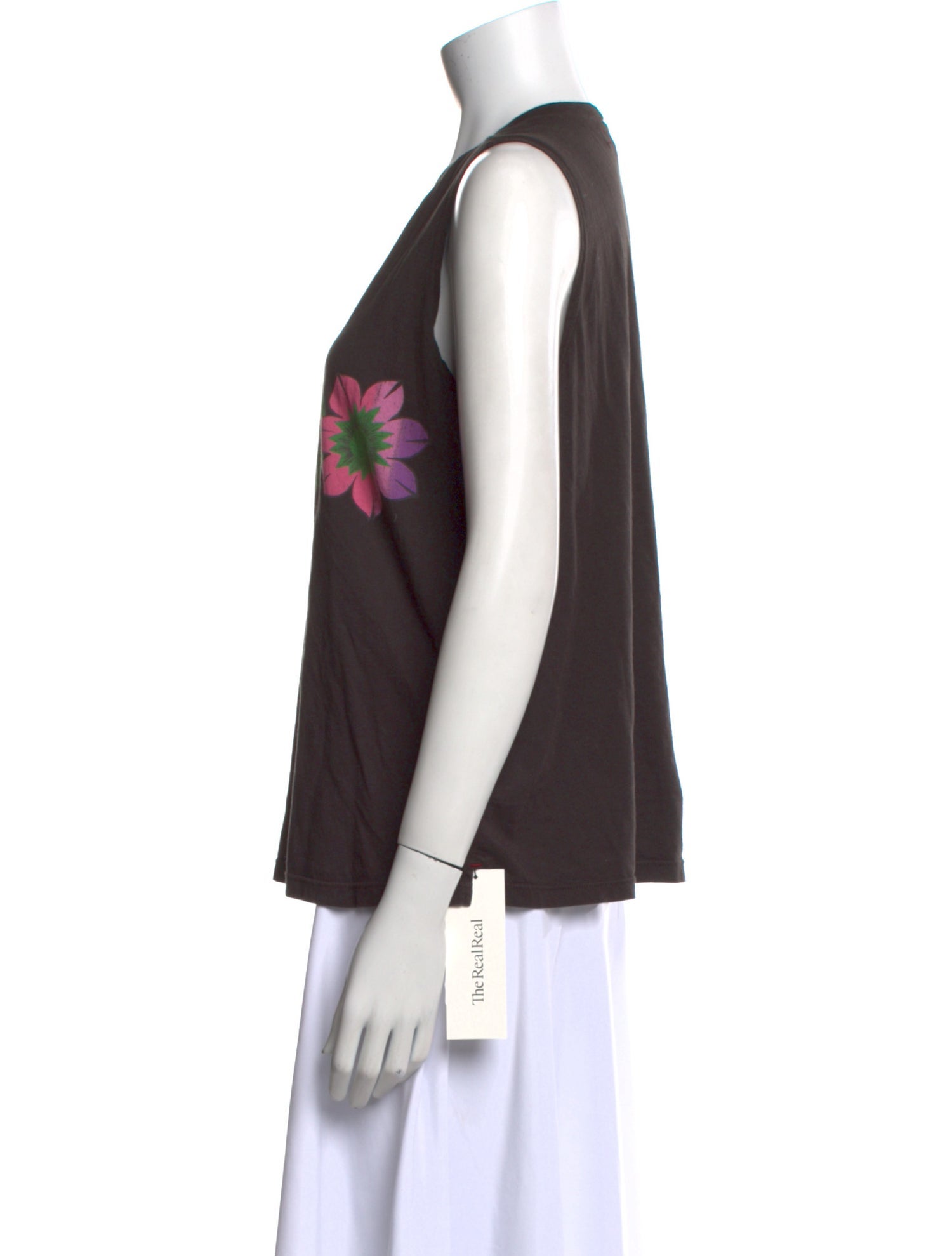 Xirena Floral Print Scoop Neck Top