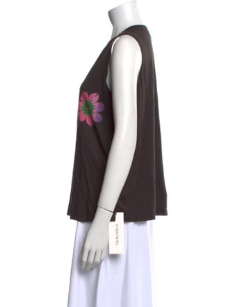 Xirena Floral Print Scoop Neck Top