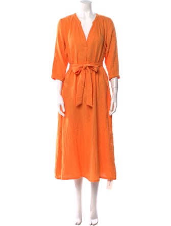 Xirena V-Neck Long Dress