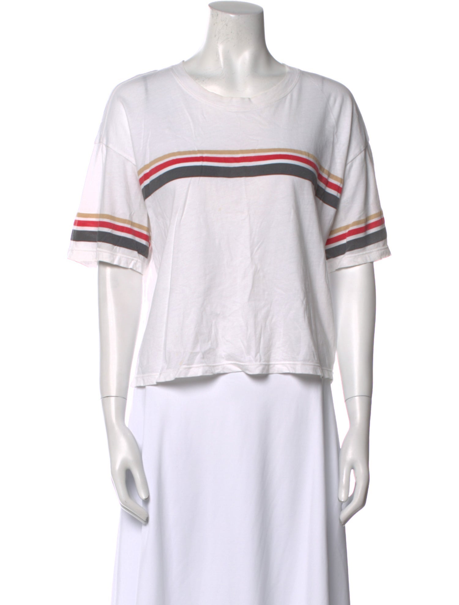 Xirena Striped Scoop Neck T-Shirt