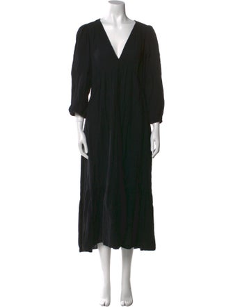 Xirena V-Neck Long Dress