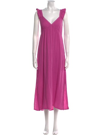 Xirena V-Neck Long Dress