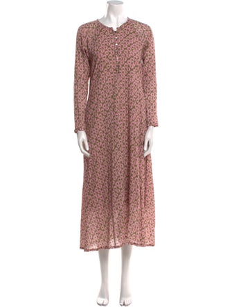 Xirena Floral Print Midi Length Dress