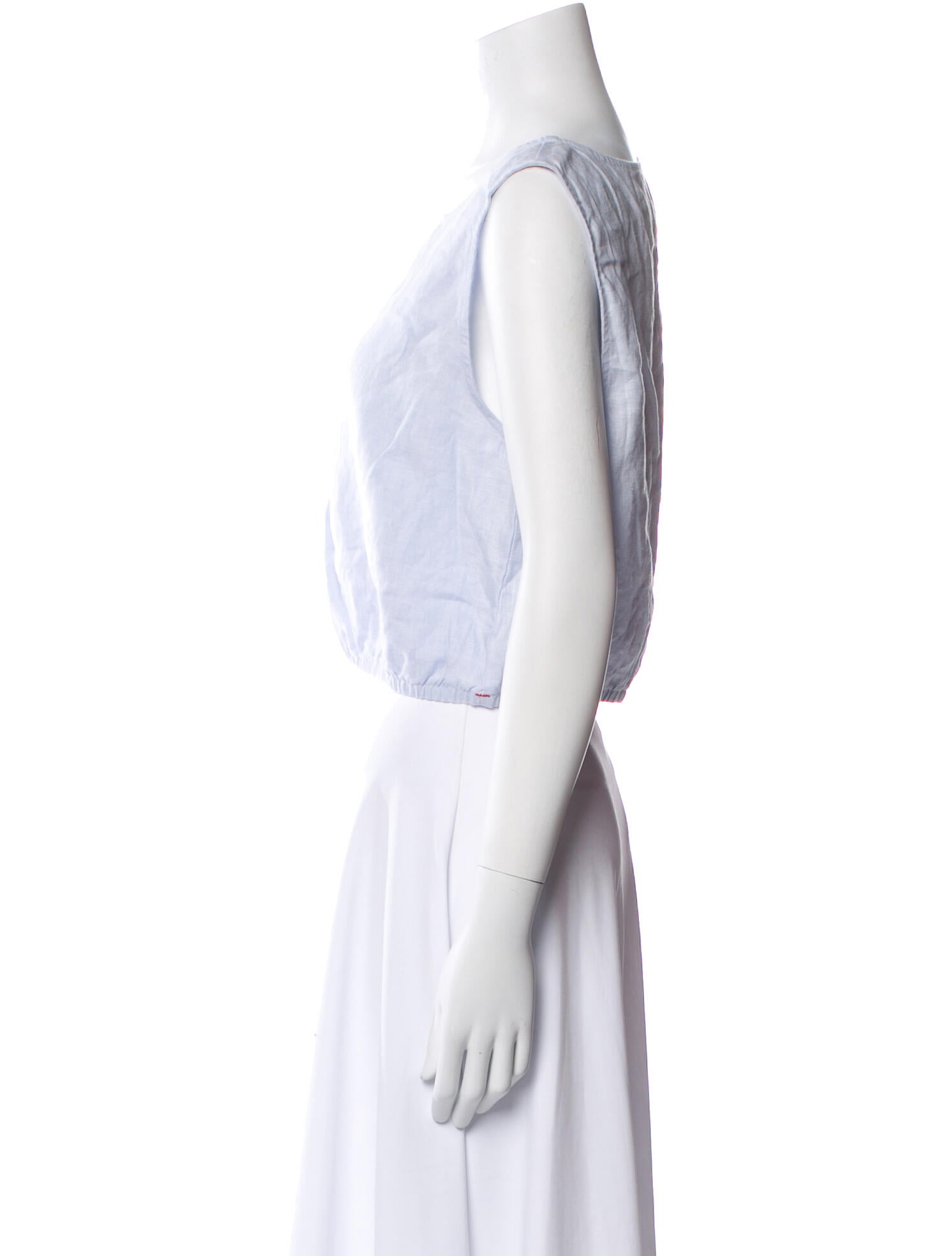 Xirena Linen Scoop Neck Crop Top w/ Tags