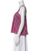 Xirena Striped Square Neckline Top