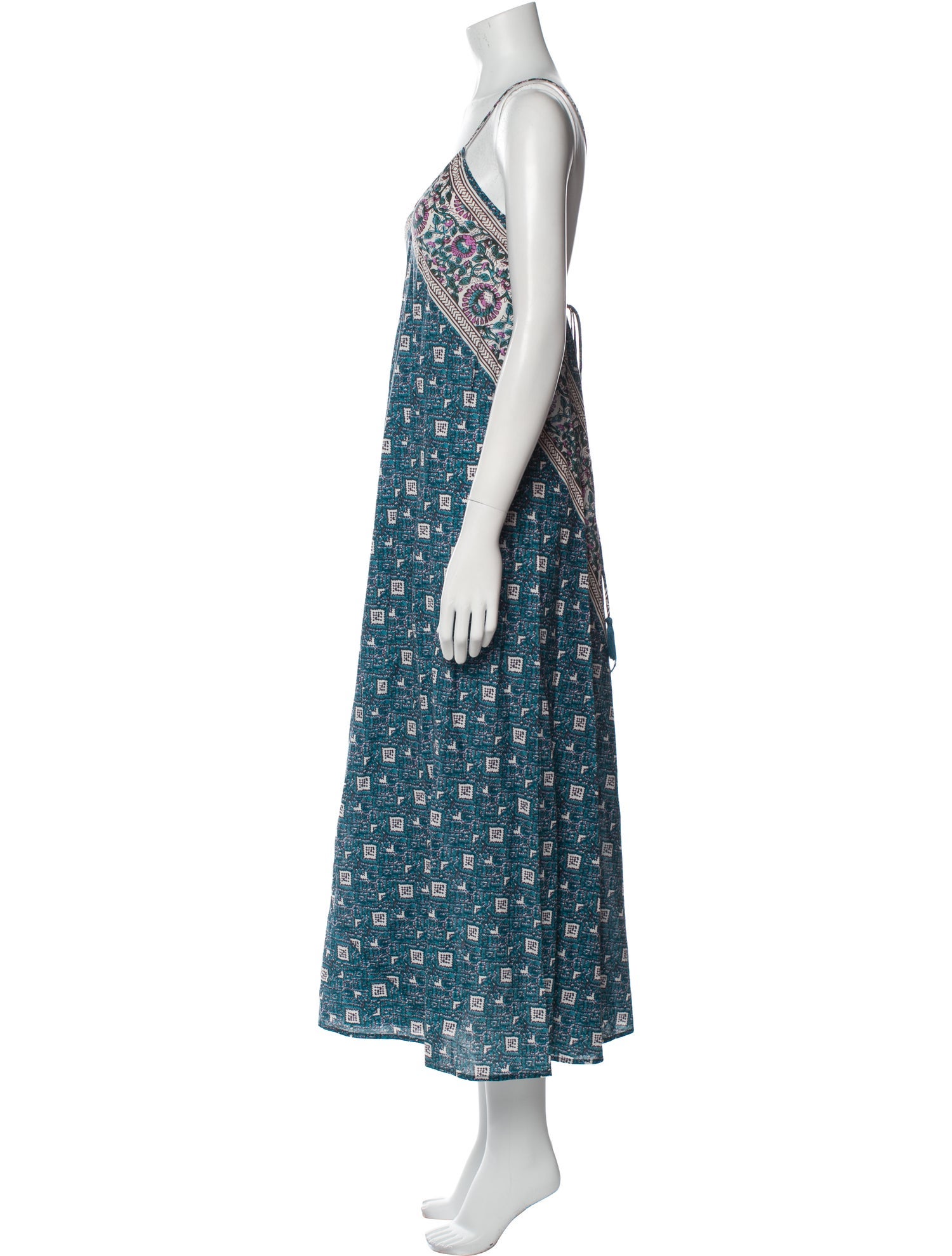 Xirena Floral Print Midi Length Dress