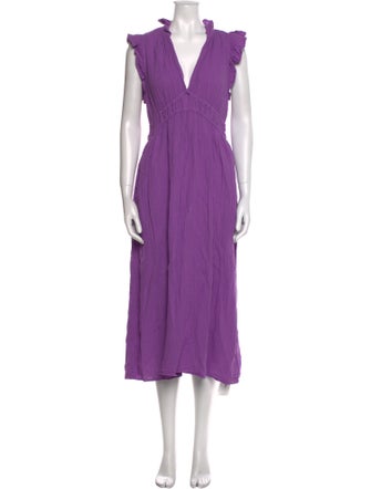 Xirena V-Neck Long Dress