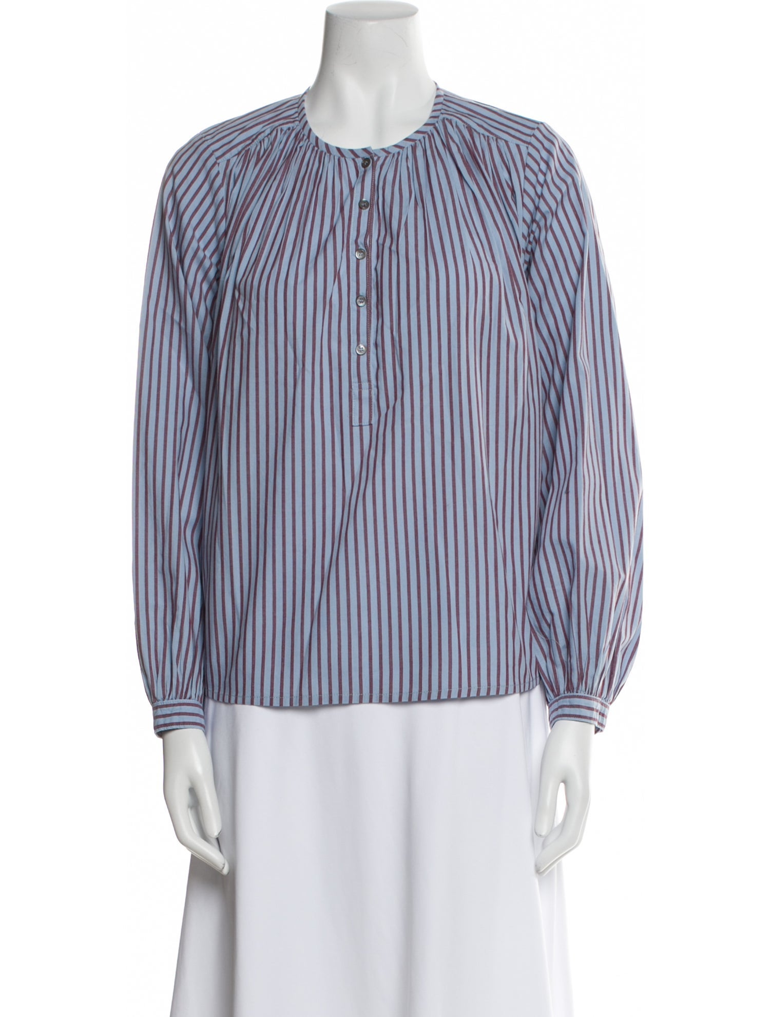 Xirena Striped Crew Neck Blouse