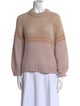 Xirena Alpaca Colorblock Pattern Sweater