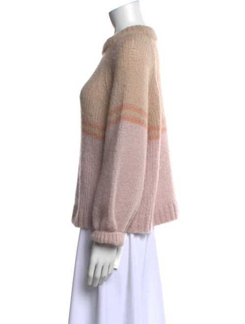 Xirena Alpaca Colorblock Pattern Sweater