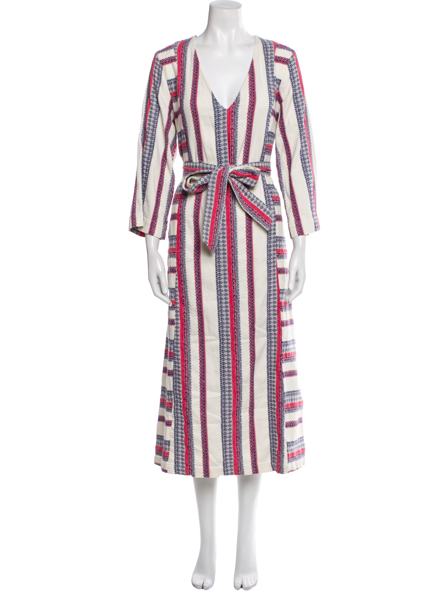 Xirena Striped Long Dress